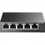 TP-LINK | 5-Port Gigabit Easy Smart Switch with 4-Port PoE+ | TL-SG105MPE | Managed L2 | Desktop | 1 Gbps (RJ-45) ports quantity - 3